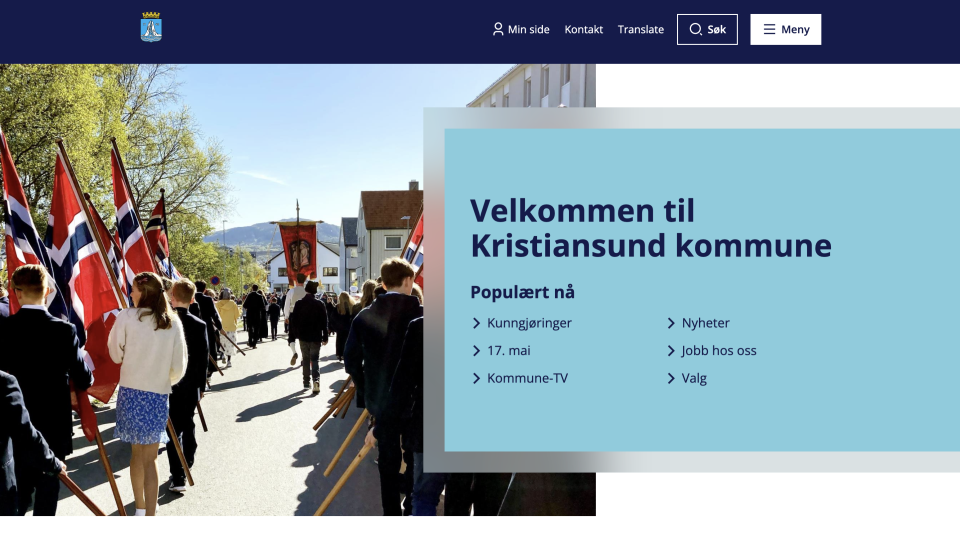 Lenke til artikkel: Nytt utseende på vår hjemmeside