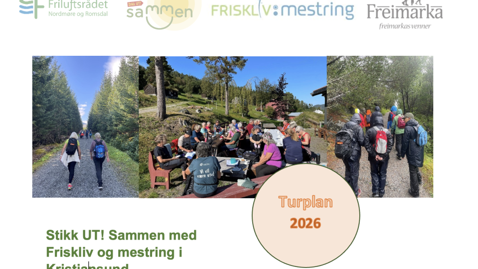 Lenke til artikkel: Stikk UT! Sammen – bli med på tur hver onsdag