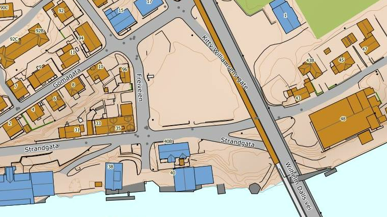 Lenke til artikkel: Kitty Williamsens gate stenges for gjennomkjøring