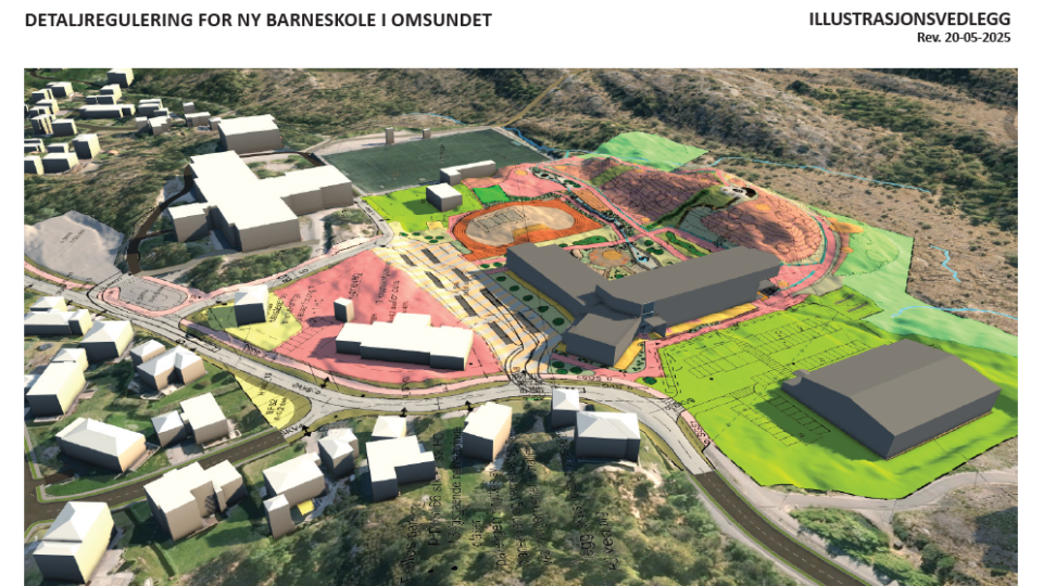 Lenke til artikkel: Ny barneskole i Omsundet: Kristiansund kommune varsler kommende anskaffelse