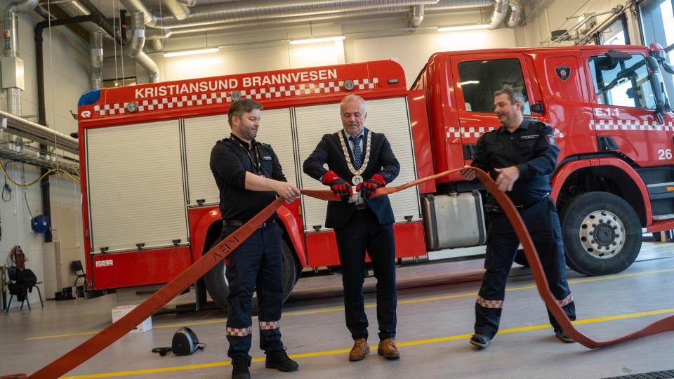 Lenke til artikkel: Brannstasjonen er endelig åpnet – et løft for tryggheten i Kristiansund