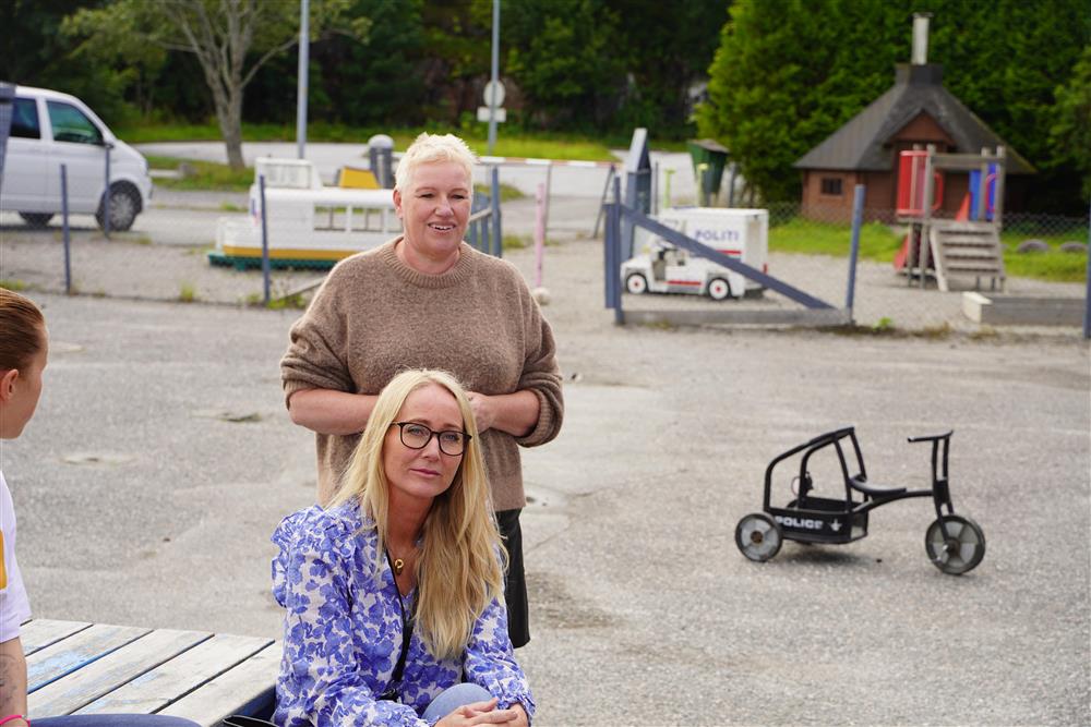 Kommunalsjef Olaug Haugen holder tale - Klikk for stort bilde