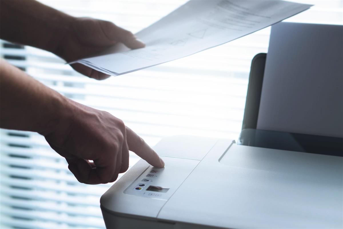 Printer illustrasjonsbilde - Klikk for stort bilde