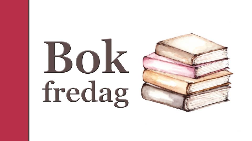 Lenke til artikkel: Bokfredag høsten 2026