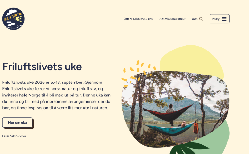 Lenke til artikkel: Vi feirer norsk natur og friluftsliv gjennom Friluftslivets uke 2026 