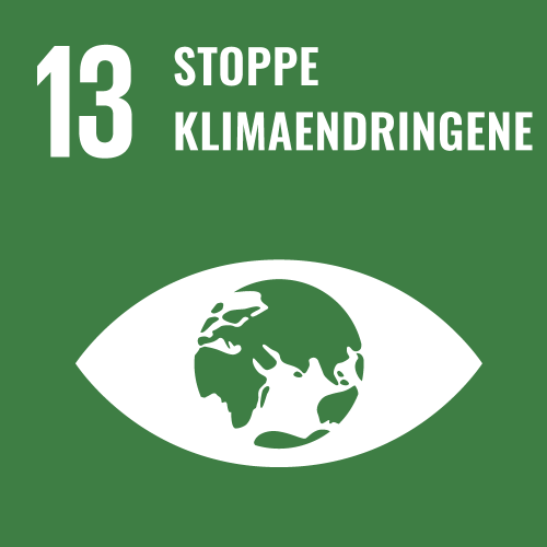 FN bærekraftsmål 13 - Stoppe klimaendringene - Klikk for stort bilde