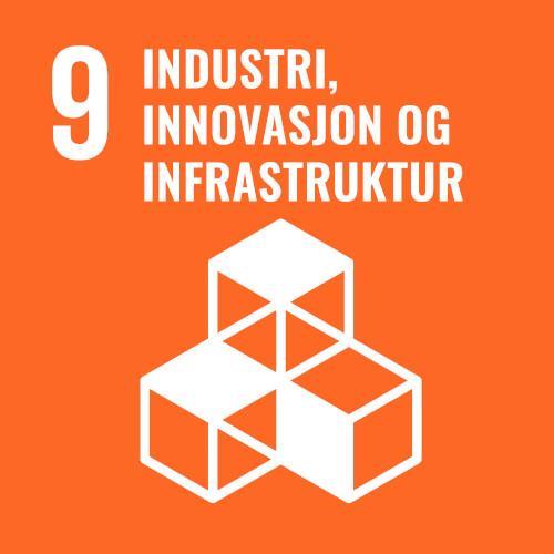 FN bærekraftsmål 9 - Industri, innovasjon og infrastruktur - Klikk for stort bilde