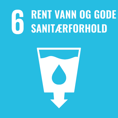 FN bærekraftsmål 6 - Rent vann og gode sanitærforhold - Klikk for stort bilde