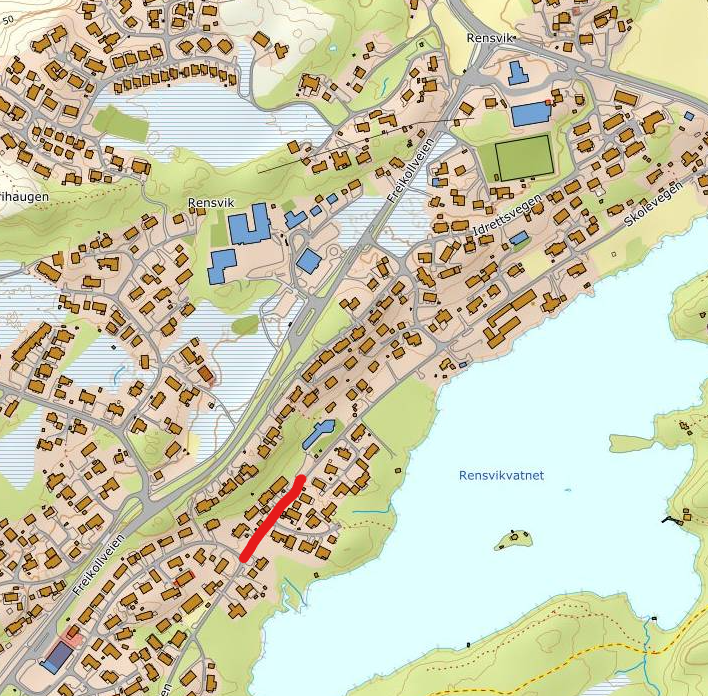 kart illustrasjon tegning - Klikk for stort bilde