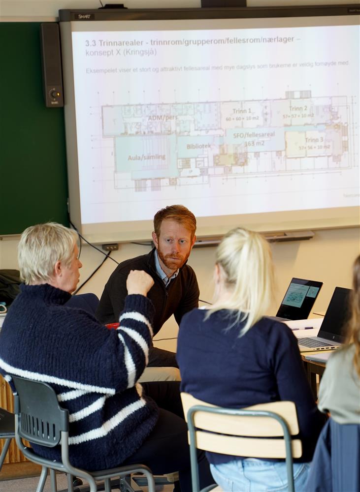 Brukermøte nummer 2 er knyttet til generelle læringsarealer. - Klikk for stort bilde