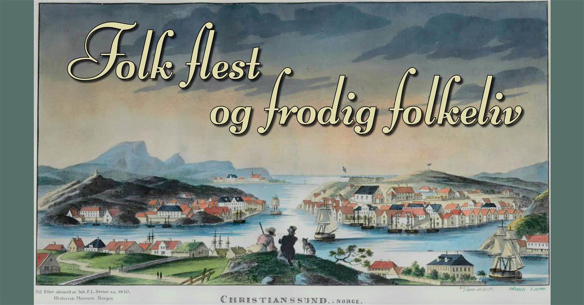 Folk flest og frodig folkeliv - Klikk for stort bilde