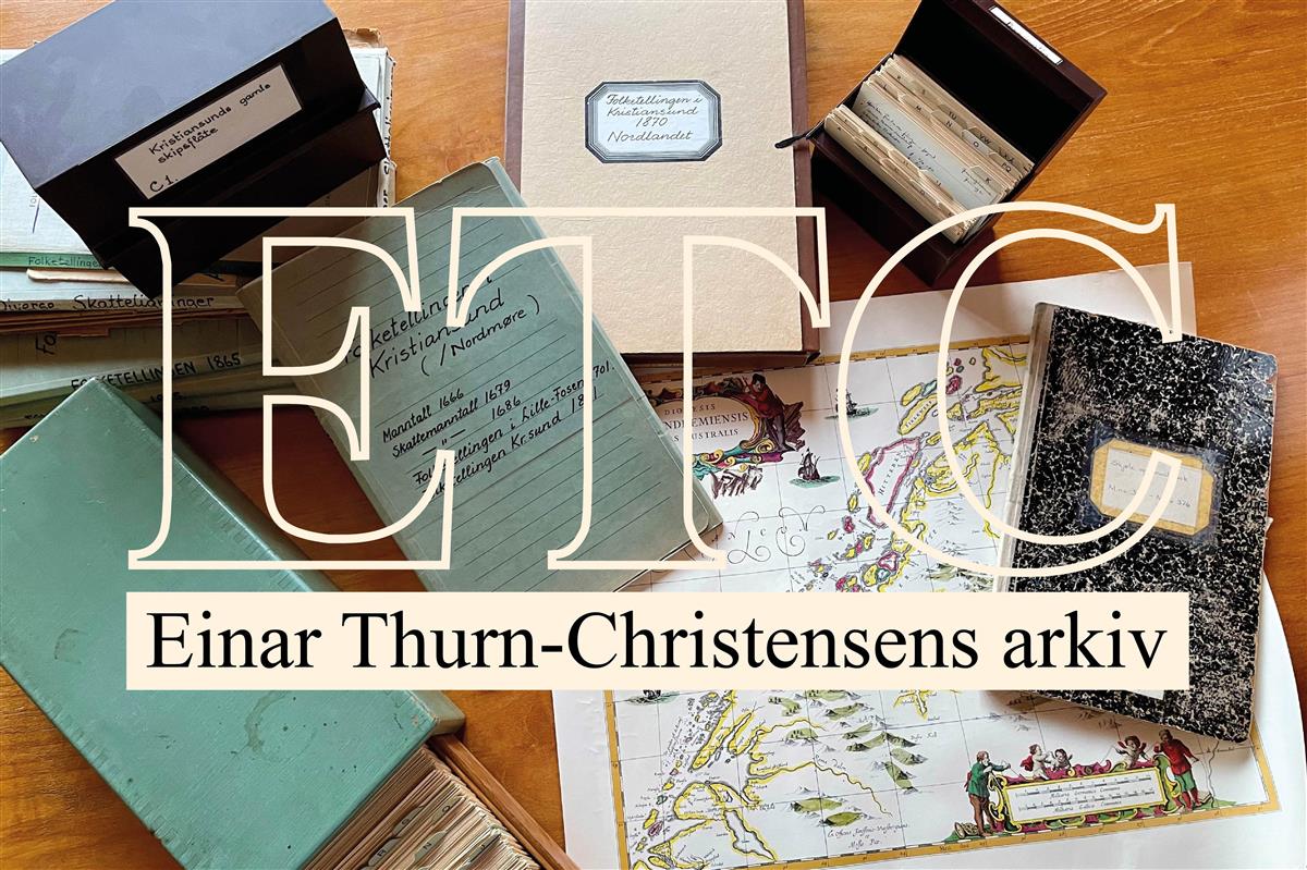 Einar Thurn-Christensens arkiv - Klikk for stort bilde